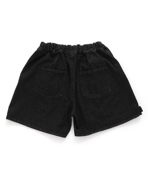 algy(アルジー)の「スソデザインデニムショーパン(デニムパンツ・キッズ・サックスブルー/ブラック/グレー・SMALL/MEDIUM/X-SMALL/XX-SMALL)」の9枚目の写真