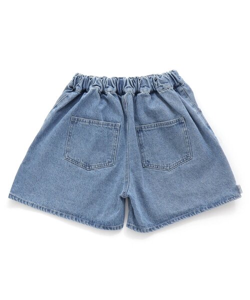 algy(アルジー)の「スソデザインデニムショーパン(デニムパンツ・キッズ・サックスブルー/ブラック/グレー・SMALL/MEDIUM/X-SMALL/XX-SMALL)」の11枚目の写真