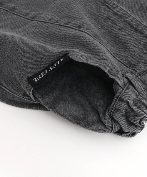 algy(アルジー)の「スソデザインデニムショーパン(デニムパンツ・キッズ・サックスブルー/ブラック/グレー・SMALL/MEDIUM/X-SMALL/XX-SMALL)」の14枚目の写真
