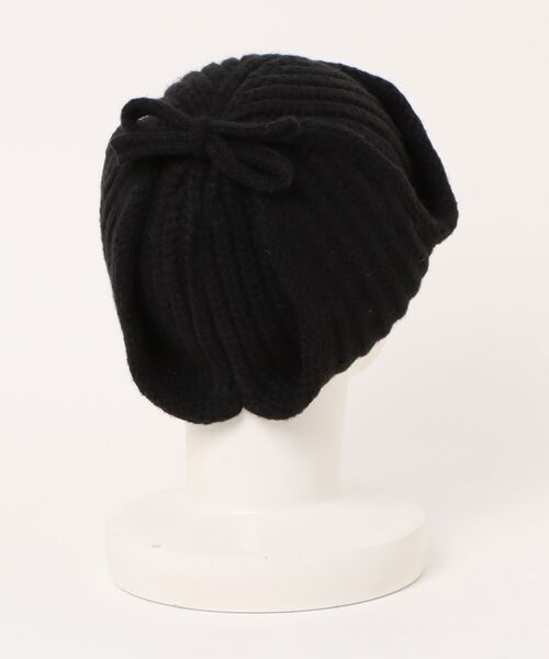 coca（coca）（コカ）の「ニットフライトキャップ（ニットキャップ/ビーニー・レディース・ブラック/グレー/ベージュ・ONE SIZE）」の15枚目の写真