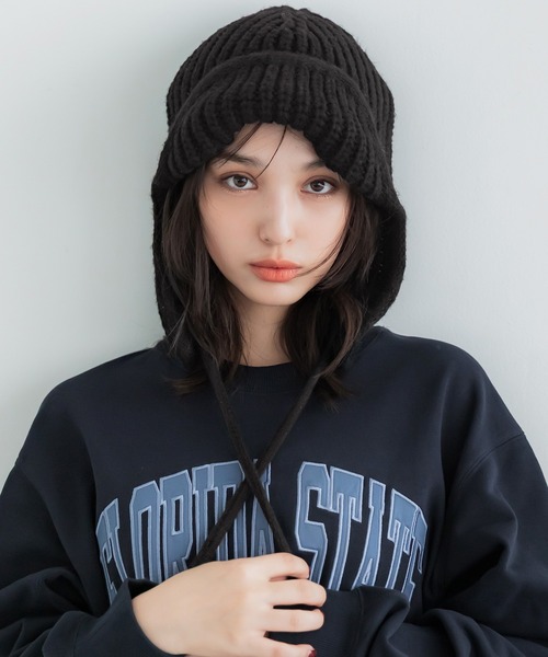 coca（coca）（コカ）の「ニットフライトキャップ（ニットキャップ