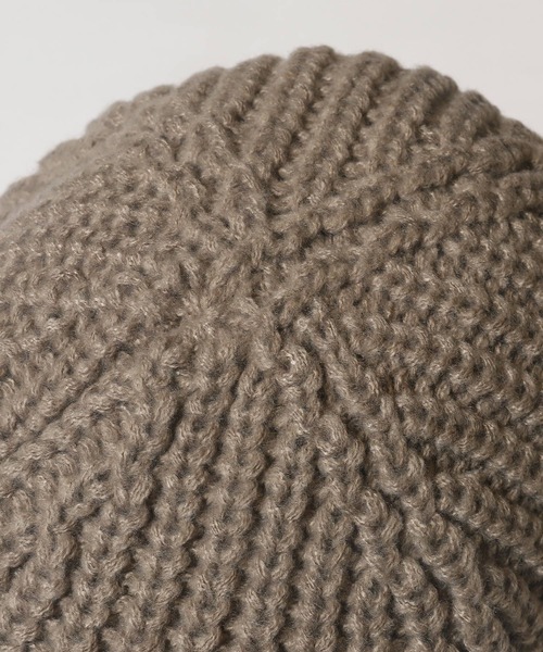 coca（coca）（コカ）の「ニットフライトキャップ（ニットキャップ/ビーニー・レディース・ブラック/グレー/ベージュ・ONE SIZE）」の22枚目の写真