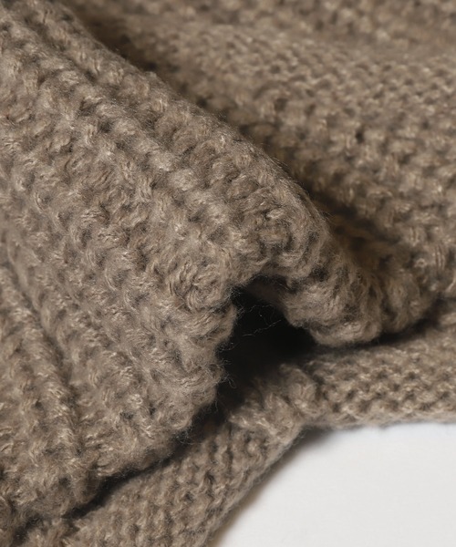 coca（coca）（コカ）の「ニットフライトキャップ（ニットキャップ/ビーニー・レディース・ブラック/グレー/ベージュ・ONE SIZE）」の17枚目の写真