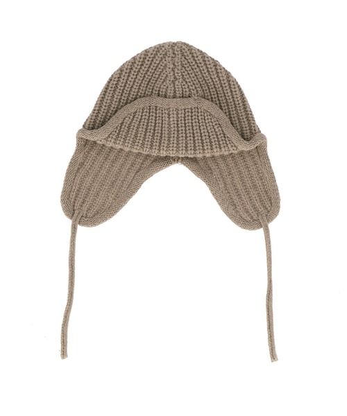 coca（coca）（コカ）の「ニットフライトキャップ（ニットキャップ/ビーニー・レディース・ブラック/グレー/ベージュ・ONE SIZE）」の21枚目の写真