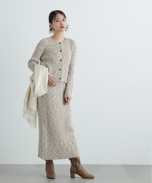 MIXニットカーディガンセットアップ