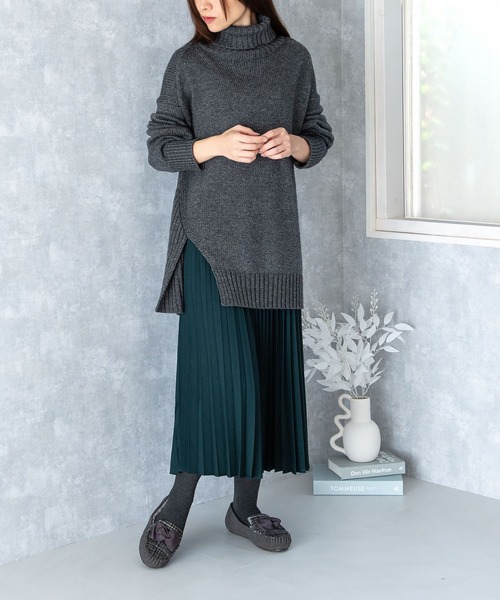 JELLY BEANS(ジェリービーンズ)の「インナファーリボンモカシン (217-40337)JELLY BEANS(ジェリービーンズ)(モカシン/デッキシューズ・レディース・グレー/アイボリー/ブラック系・M/LL/L/S)」の19枚目の写真