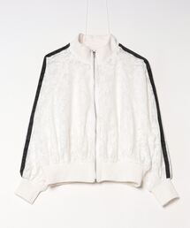 ODORATA | レース袖ラインブルゾン(ブルゾン)