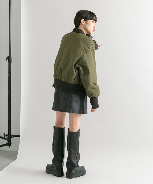 KBF（ケイビーエフ）の「リバーシブルブルゾン（ブルゾン・レディース・ブラウン系その他/ブラック・ONE）」の21枚目の写真