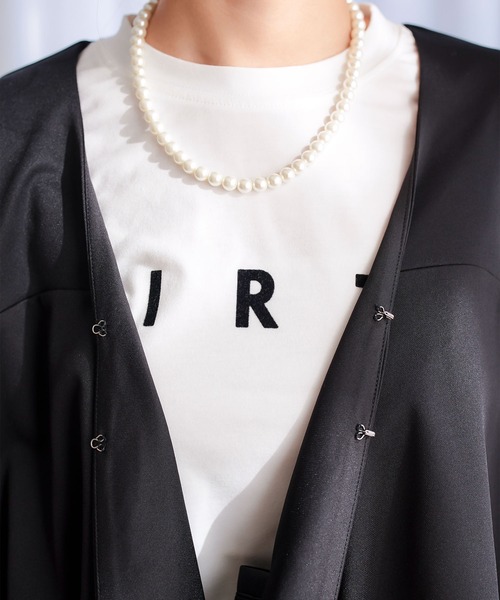 KOBE LETTUCE（コウベレタス）の「ノーカラーフレアペプラムジャケット（ノーカラージャケット・レディース・ブラック/モカ/ネイビー・M）」の11枚目の写真