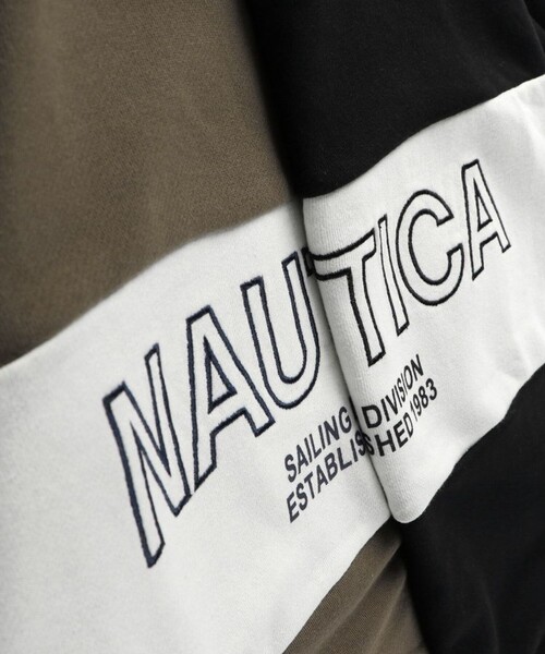 NAUTICA/ノーティカ】配色切替裏毛トレーナー（スウェット）｜NAUTICA