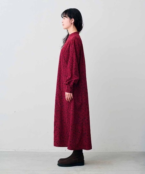 Live in comfort(リブインコンフォート)の「リブ イン コンフォート はまじとコラボ 持ってて間違いなし!花柄ワンピース(ワンピース・レディース・ブラック系その他/レッド・LL/M/3L/L/4L/S/MP)」の15枚目の写真