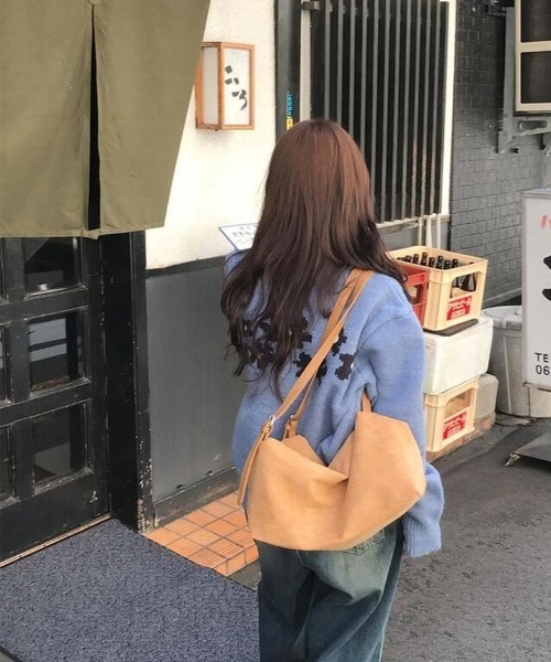 gossip!ロサンゼルス(ゴシップロサンゼルス)の「Y2K レトロ 小花柄ニットダブルジップカーディガン(ニット/セーター・レディース・オフホワイト/グレー/ブルー・FREE)」の6枚目の写真