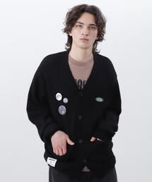 BILLIONAIRE BOYS CLUB | BILLIONAIRE BOYS CLUB×MANASTASH/ビリオネア・ボーイズ・クラブ×マナスタッシュ　BBC MOHAIR CARDIGAN WITH BADGE　モヘアカーディガン ウィズ バッジ(カーディガン/ボレロ)