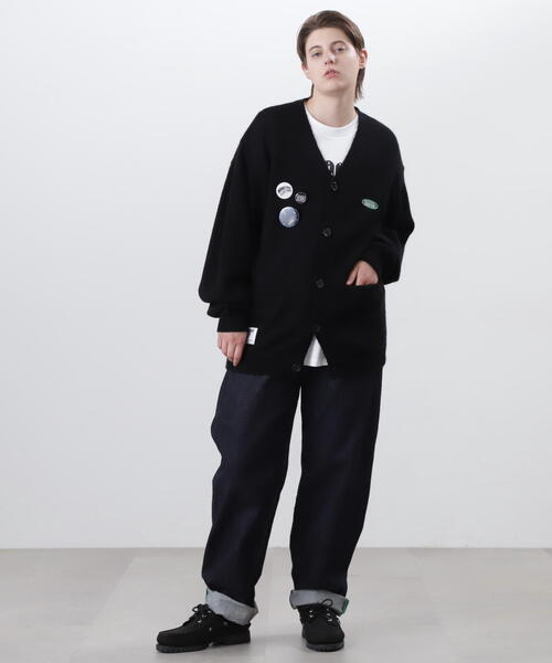 BILLIONAIRE BOYS CLUB×MANASTASH/ビリオネア・ボーイズ・クラブ×マナスタッシュ BBC MOHAIR CARDIGAN WITH BADGE モヘアカーディガン ウィズ バッジ（カーディガン/ボレロ）｜BILLIONAIRE BOYS CLUB（ビリオネア・ボーイズ・クラブ）