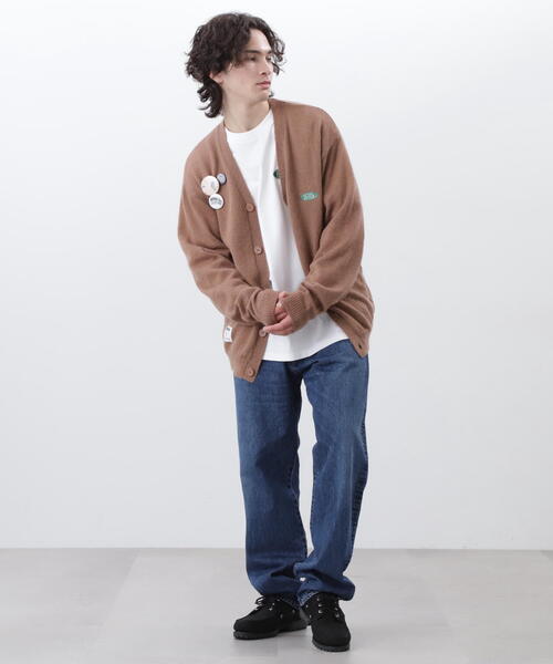 BILLIONAIRE BOYS CLUB×MANASTASH/ビリオネア・ボーイズ・クラブ×マナスタッシュ BBC MOHAIR CARDIGAN WITH BADGE モヘアカーディガン ウィズ バッジ（カーディガン/ボレロ）｜BILLIONAIRE BOYS CLUB（ビリオネア・ボーイズ・クラブ）