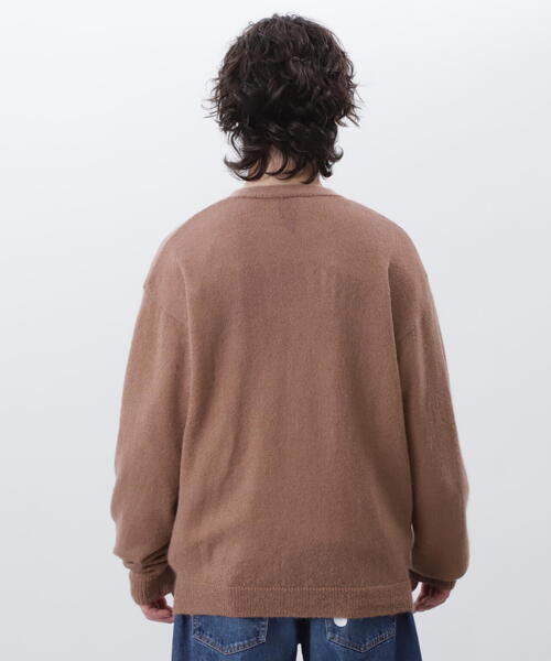 BILLIONAIRE BOYS CLUB×MANASTASH/ビリオネア・ボーイズ・クラブ×マナスタッシュ BBC MOHAIR CARDIGAN WITH BADGE モヘアカーディガン ウィズ バッジ（カーディガン/ボレロ）｜BILLIONAIRE BOYS CLUB（ビリオネア・ボーイズ・クラブ）