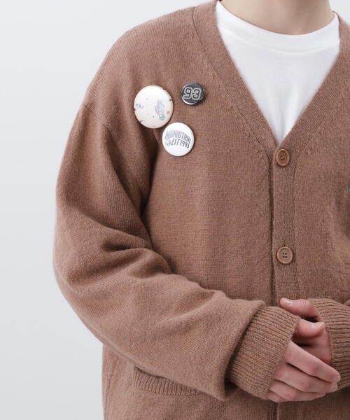 BILLIONAIRE BOYS CLUB×MANASTASH/ビリオネア・ボーイズ・クラブ×マナスタッシュ BBC MOHAIR CARDIGAN WITH BADGE モヘアカーディガン ウィズ バッジ（カーディガン/ボレロ）｜BILLIONAIRE BOYS CLUB（ビリオネア・ボーイズ・クラブ）