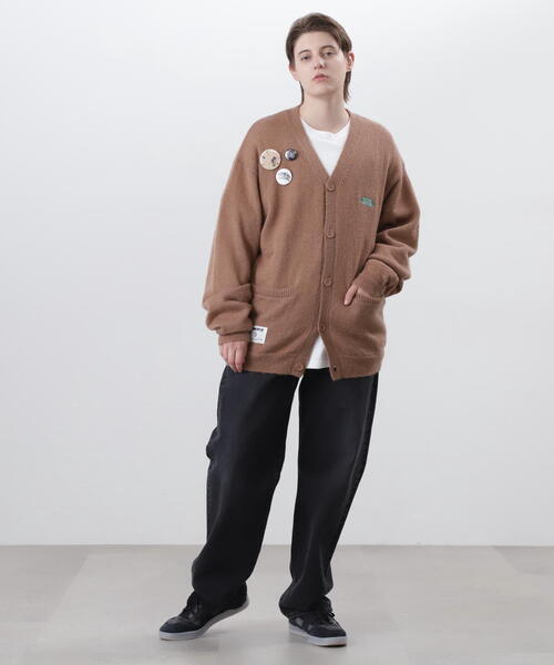 BILLIONAIRE BOYS CLUB×MANASTASH/ビリオネア・ボーイズ・クラブ×マナスタッシュ BBC MOHAIR CARDIGAN WITH BADGE モヘアカーディガン ウィズ バッジ（カーディガン/ボレロ）｜BILLIONAIRE BOYS CLUB（ビリオネア・ボーイズ・クラブ）