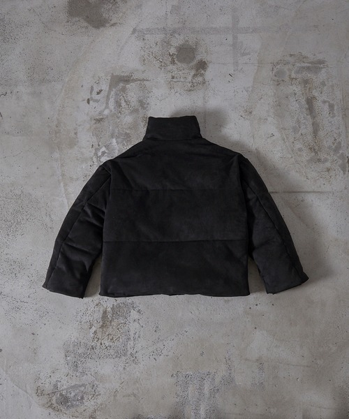 CLEL(クレイル)の「【CLEL】〈24AW Ver〉Volume Highneck Short Padded Jacket/ボリュームハイネックショート中綿ジャケット(ダウンジャケット/コート・メンズ・ブラック系・M/L)」の2枚目の写真