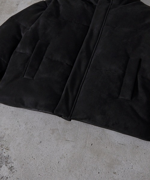 CLEL(クレイル)の「【CLEL】〈24AW Ver〉Volume Highneck Short Padded Jacket/ボリュームハイネックショート中綿ジャケット(ダウンジャケット/コート・メンズ・ブラック系・M/L)」の9枚目の写真