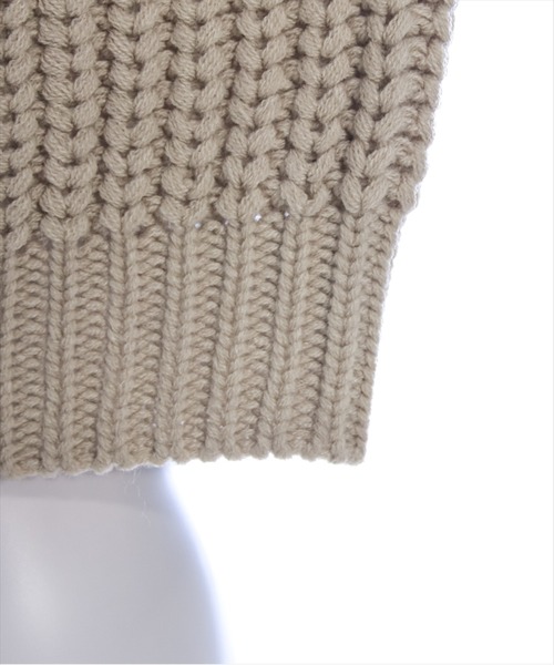 clear（クリア）の「編地切替ループニットカーディガン[大人 カジュアル 着回し力抜群]≪再入荷≫（カーディガン/ボレロ・レディース・アイボリー/チャコールグレー/ブラウン/グレイッシュベージュ・F）」の10枚目の写真
