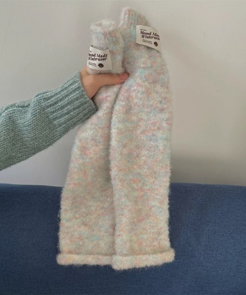 セール】【7色展開】40cm タグレッグウォーマー/ニットカバー（レッグ