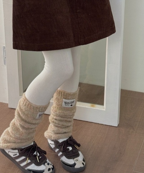 セール】【7色展開】40cm タグレッグウォーマー/ニットカバー（レッグ