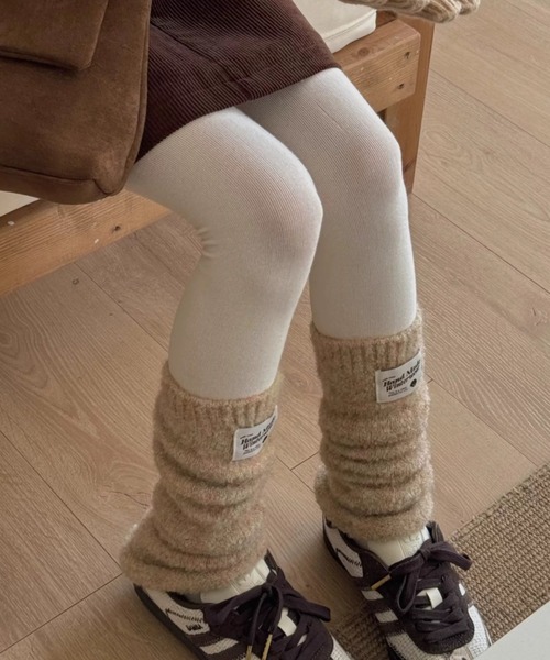 セール】【7色展開】40cm タグレッグウォーマー/ニットカバー（レッグ