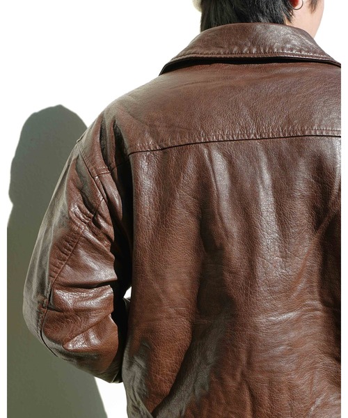 Noen（ノエン）の「フェイクレザージップブルゾン（ライダース