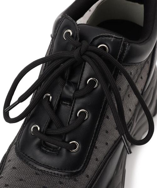 ESPERANZA（エスペランサ）の「きゅんフィットインソールチュールリボンスニーカー（スニーカー・レディース・ブラック系8/ピンク系9/アイボリー系8・L/LL/M/S）」の15枚目の写真