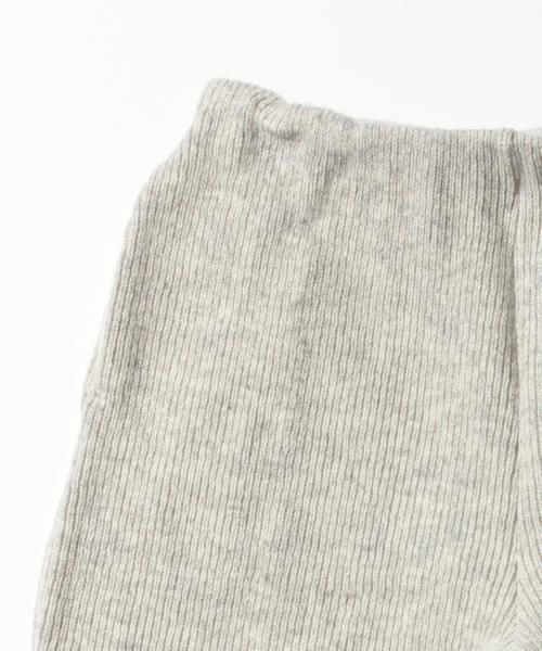 Ray BEAMS（レイビームス）の「Ray BEAMS / ミニアゼ ニット クロップドパンツ（その他パンツ・レディース・ライトグレー/チャコールグレー・ONE SIZE）」の5枚目の写真