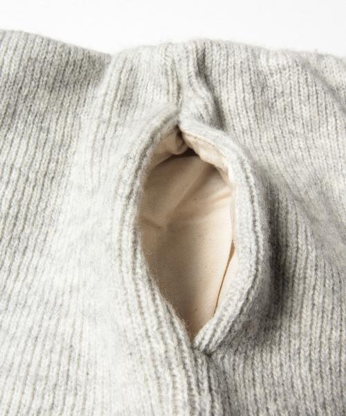 Ray BEAMS（レイビームス）の「Ray BEAMS / ミニアゼ ニット クロップドパンツ（その他パンツ・レディース・ライトグレー/チャコールグレー・ONE SIZE）」の7枚目の写真