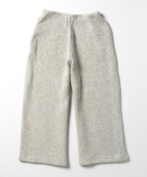 Ray BEAMS（レイビームス）の「Ray BEAMS / ミニアゼ ニット クロップドパンツ（その他パンツ・レディース・ライトグレー/チャコールグレー・ONE SIZE）」の9枚目の写真