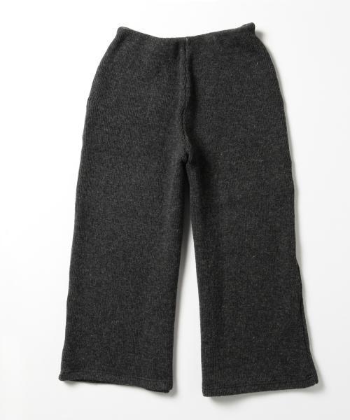 Ray BEAMS（レイビームス）の「Ray BEAMS / ミニアゼ ニット クロップドパンツ（その他パンツ・レディース・ライトグレー/チャコールグレー・ONE SIZE）」の13枚目の写真
