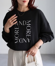 スクエアロゴ刺繍スウェット