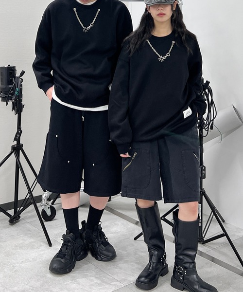 Figments(フィグメンツ)の「メタルチェーンスウェット(スウェット・レディース・ブラック・LARGE/X-LARGE)」の12枚目の写真