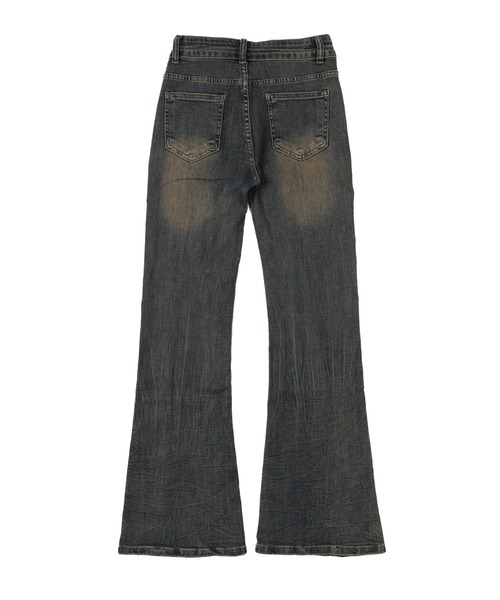 dispark（ディスパーク）の「DISPARK/スタッズフレアデニム（デニムパンツ・レディース・ブルー系1・FREE）」の13枚目の写真