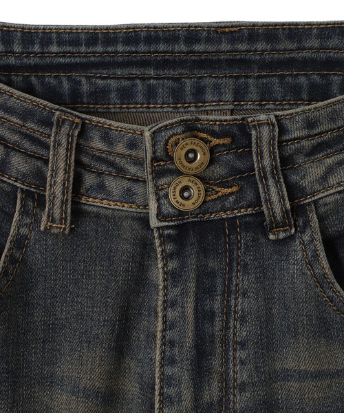 dispark（ディスパーク）の「DISPARK/スタッズフレアデニム（デニムパンツ・レディース・ブルー系1・FREE）」の14枚目の写真