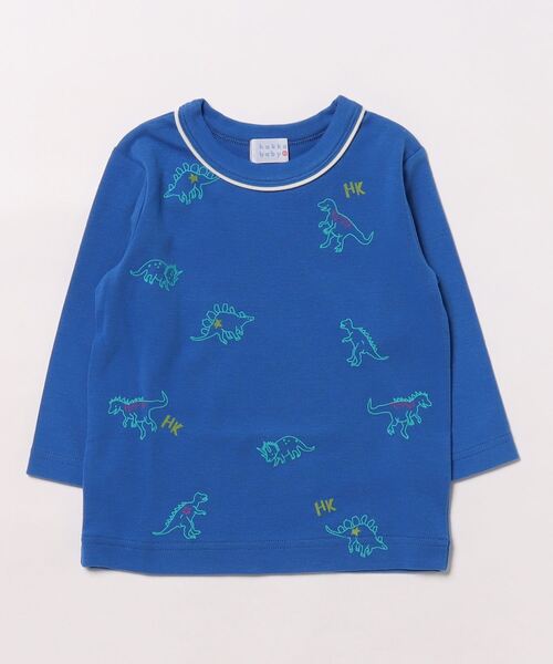 [ベビー]ウォームフライス恐竜プリントTシャツ（Tシャツ/カットソー）｜hakka baby（ハッカベビー） 5,236円