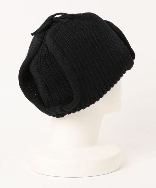 HUNTISM(ハンティズム)の「Knit Bomber Cap / ニット ボンバーキャップ(ニットキャップ/ビーニー・レディース・オリーブ/ブラック/オレンジ/ブラウン/グレー・FREE)」の12枚目の写真