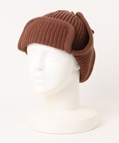 Knit Bomber Cap / ニット ボンバーキャップ（ニットキャップ/ビーニー