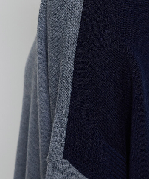 COMME CA(コムサ)の「ウール混ポリエステル プルオーバー(ニット/セーター・レディース・グレー系その他/ブラック系その他・9号)」の15枚目の写真