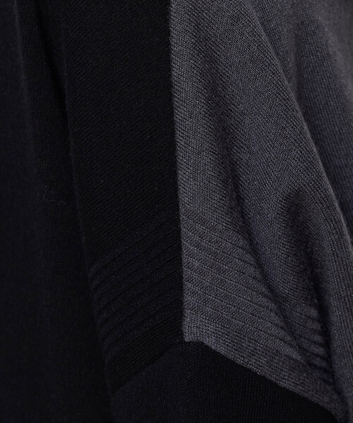 COMME CA(コムサ)の「ウール混ポリエステル プルオーバー(ニット/セーター・レディース・グレー系その他/ブラック系その他・9号)」の16枚目の写真