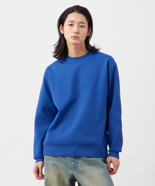 セール】ハーフミラノリブ クルーネックニット（ニット/セーター