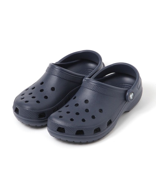 crocs（クロックス）の「【crocs(クロックス)】クラシック クロッグ [19cm-23cm](KIDS)（サンダル・キッズ・ネイビー/ブラック/パープル/ピンク/グリーン/ブルー/サックスブルー/ミント/ラベンダー・23.0cm/22.0cm/19.0cm/20.0cm/21.0cm）」の4枚目の写真