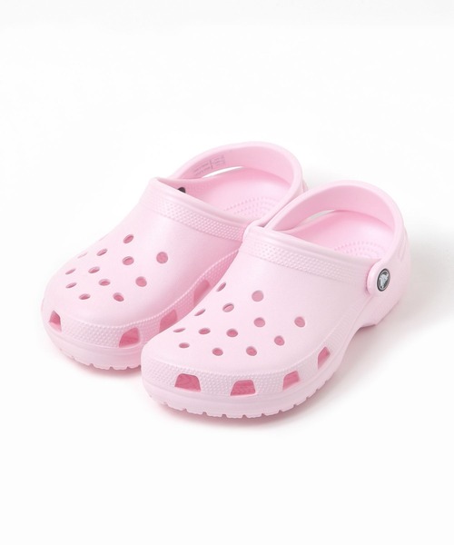 crocs（クロックス）の「【crocs(クロックス)】クラシック クロッグ [19cm-23cm](KIDS)（サンダル・キッズ・ネイビー/ブラック/パープル/ピンク/グリーン/ブルー/サックスブルー/ミント/ラベンダー・23.0cm/22.0cm/19.0cm/20.0cm/21.0cm）」の9枚目の写真