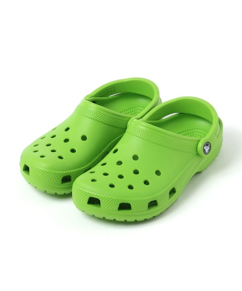 crocs（クロックス）の「【crocs(クロックス)】クラシック クロッグ [19cm-23cm](KIDS)（サンダル・キッズ・ネイビー/ブラック/パープル/ピンク/グリーン/ブルー/サックスブルー/ミント/ラベンダー・23.0cm/22.0cm/19.0cm/20.0cm/21.0cm）」の2枚目の写真
