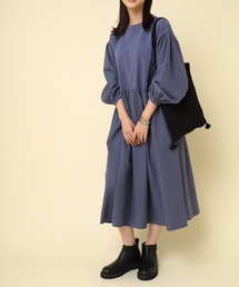 RNA-N | M2403 天竺布帛コンビワンピース(ワンピース)