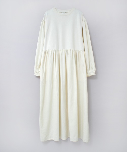 RNA-N(アールエヌエーエヌ)の「M2403 天竺布帛コンビワンピース(ワンピース・レディース・ブルーパープル/ブラック/アイボリー・FREE)」の19枚目の写真