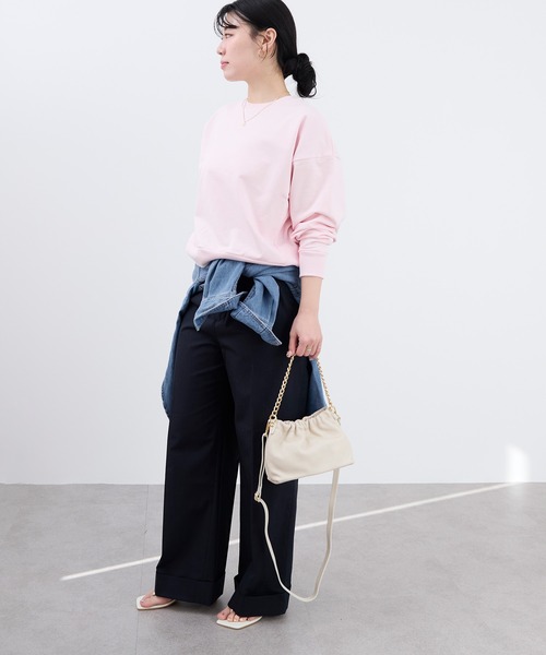 AULENTTI(オウレンティ)の「【AULENTTI】別注-チェーンショルダーバッグ-SHOULDER CHAIN BAG(ショルダーバッグ・レディース・ブラック/オフホワイト・FREE)」の12枚目の写真